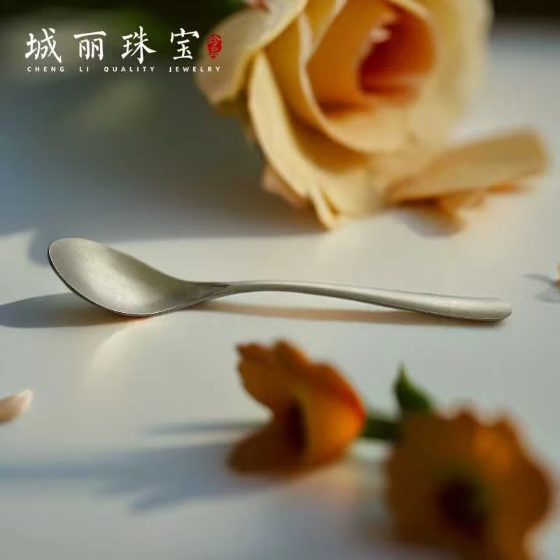 【城丽】纯钛勺子/个FL-3320-3