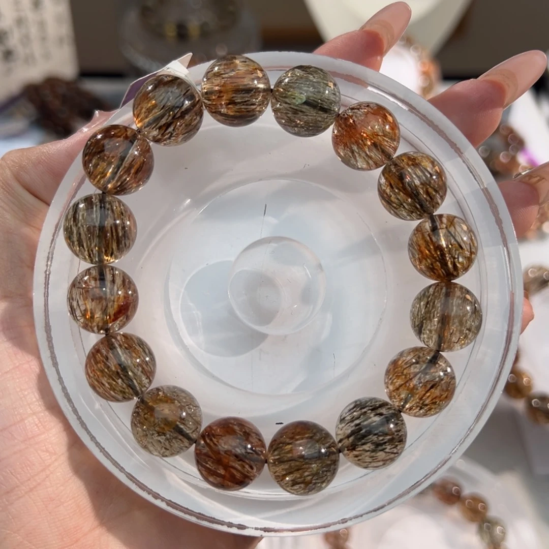 水晶手链未镶嵌黑金超七14