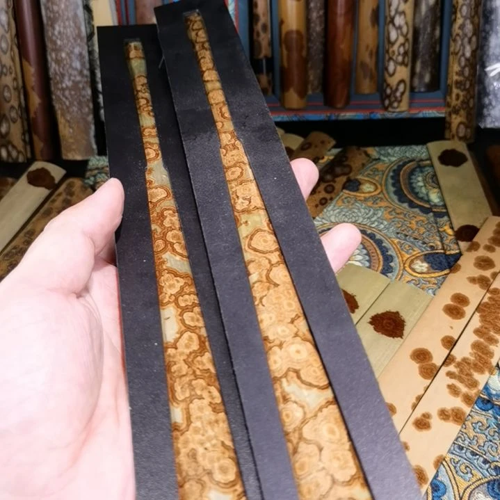 扇子铁包金越妃精品扇料