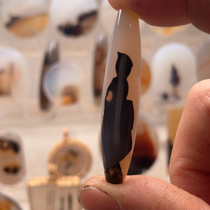 未镶嵌吊坠(不含链)玛瑙/玉髓