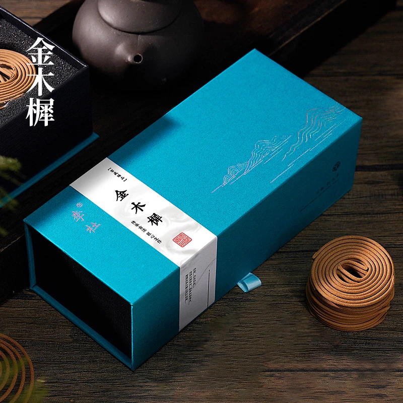 李杜【金木樨】盘香2小时120片原材制作室内家用中式熏香金桂花香