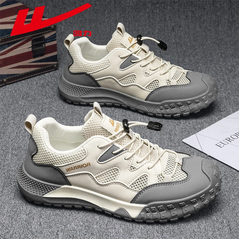 回力男鞋秋季新款透气舒适一脚蹬防滑耐磨百搭休闲运动开车登山鞋