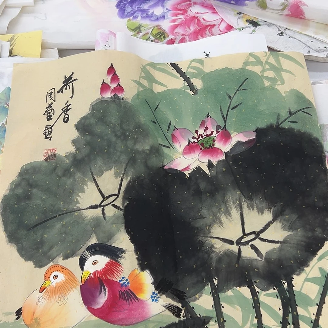 国画纯手绘作品图