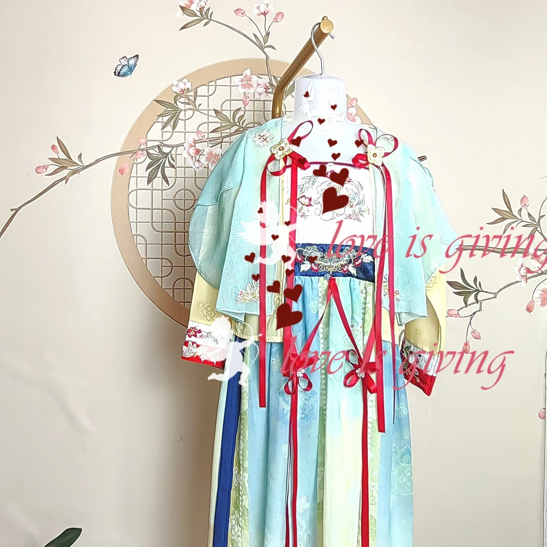 儿童永夜星河同款汉服周边女童凌妙妙cos衣服虞书欣公主齐胸襦裙