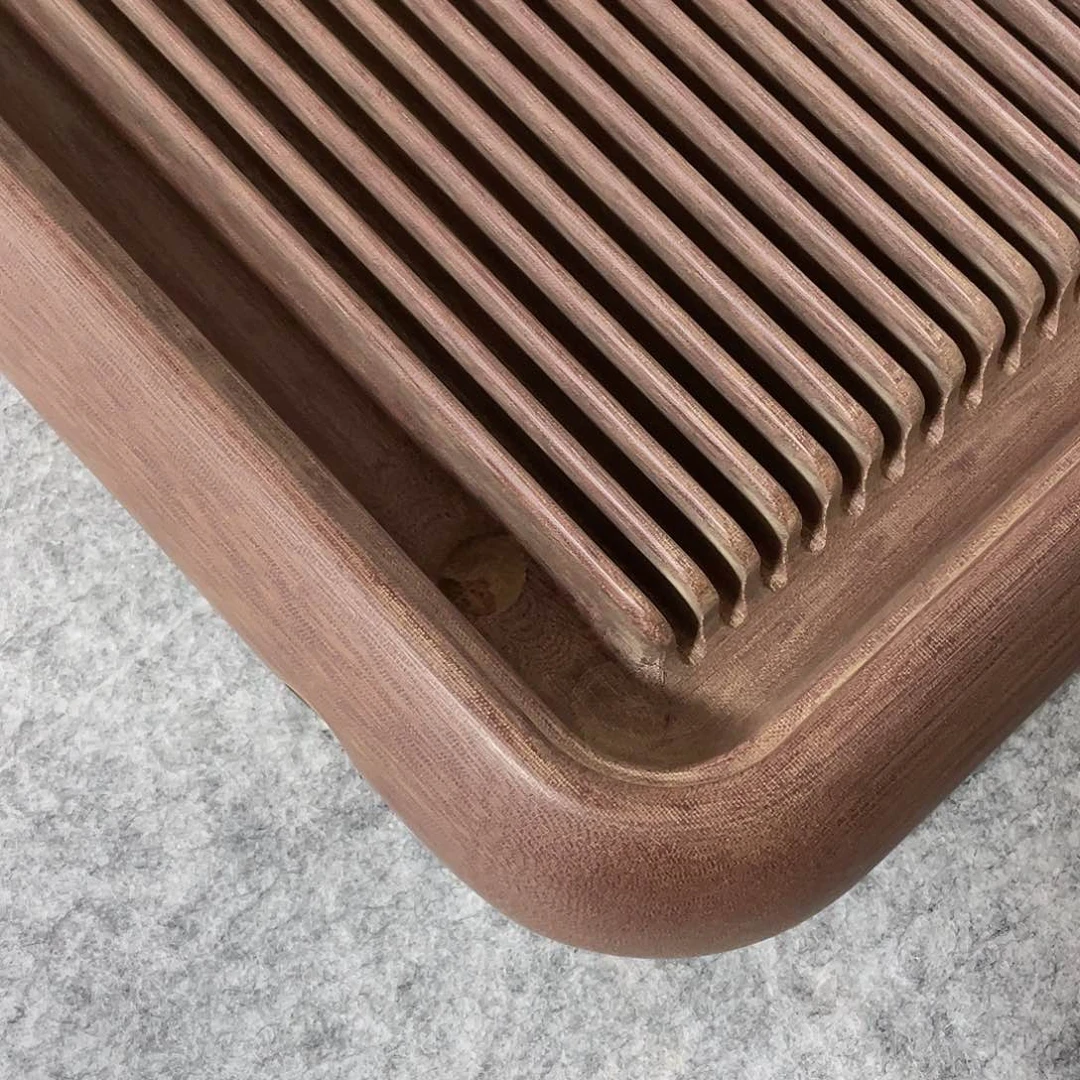 【闪购商品】深**子电木茶盘红檀色60/40/5