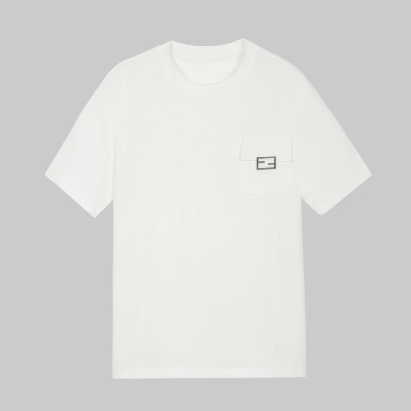 男士简约春夏F口袋T恤