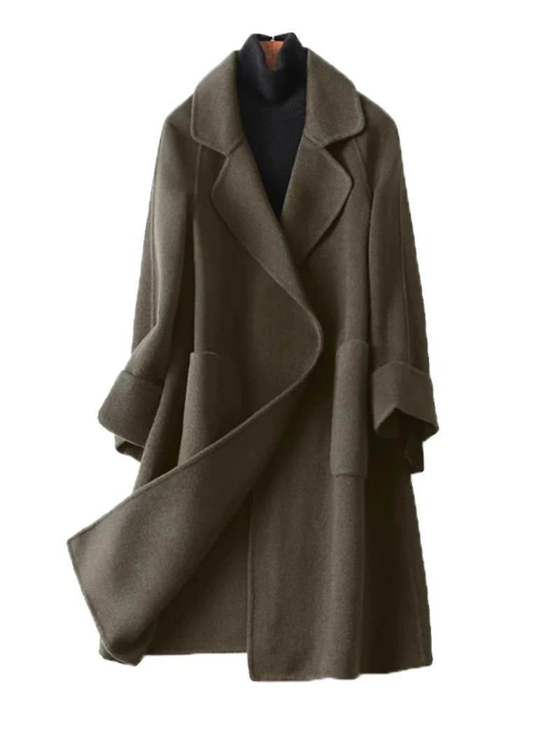 【现9293号 灰色大衣】--姐妹服装2店