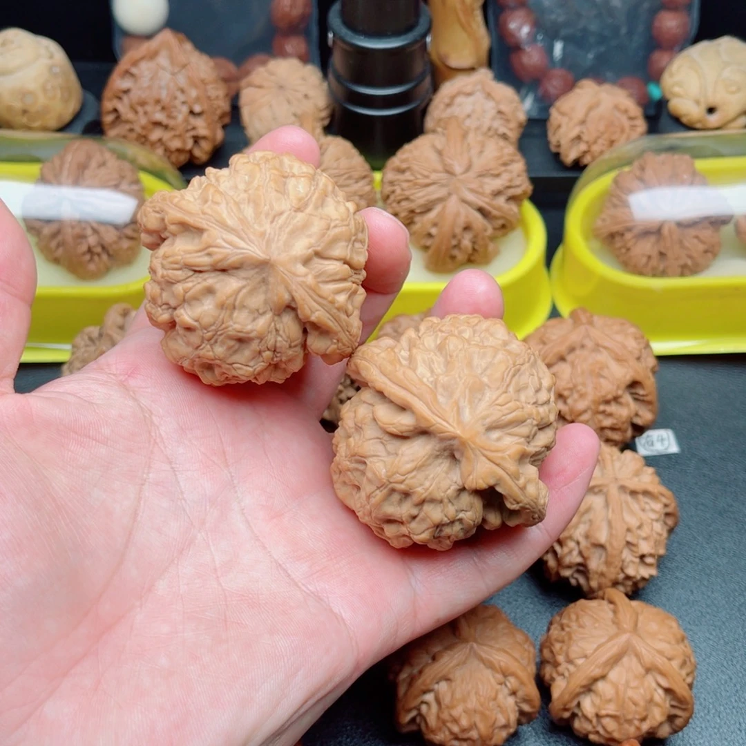 文玩核桃把件龙鼎51×49×43