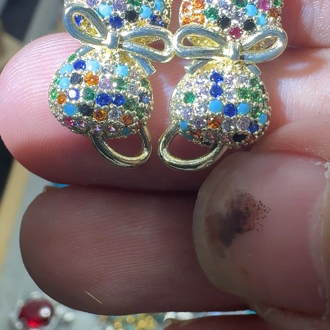 托帕石戒指银S925镶嵌