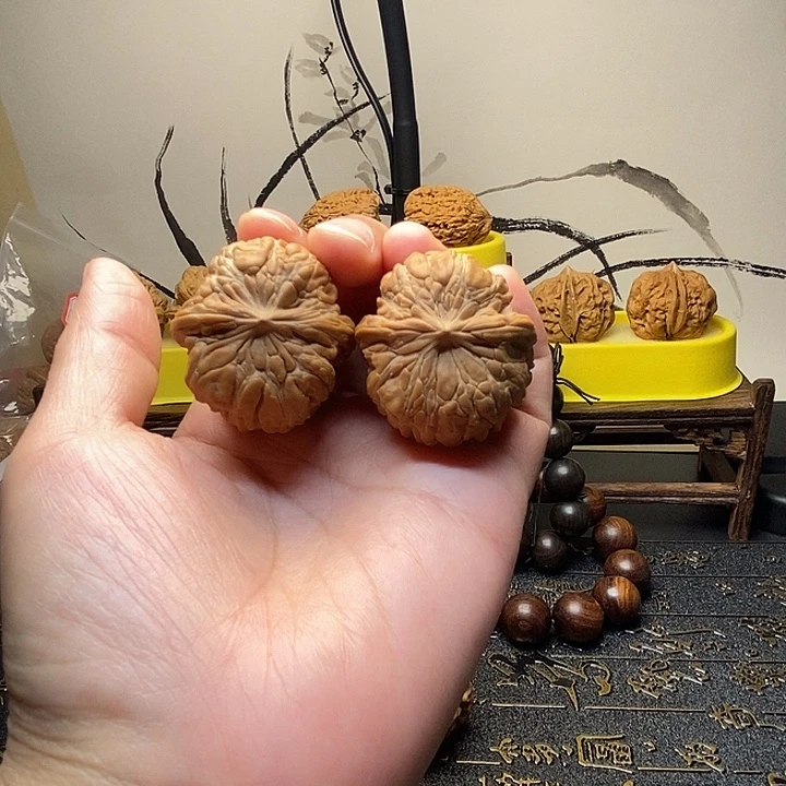 把件文玩核桃门墩儿狮子头