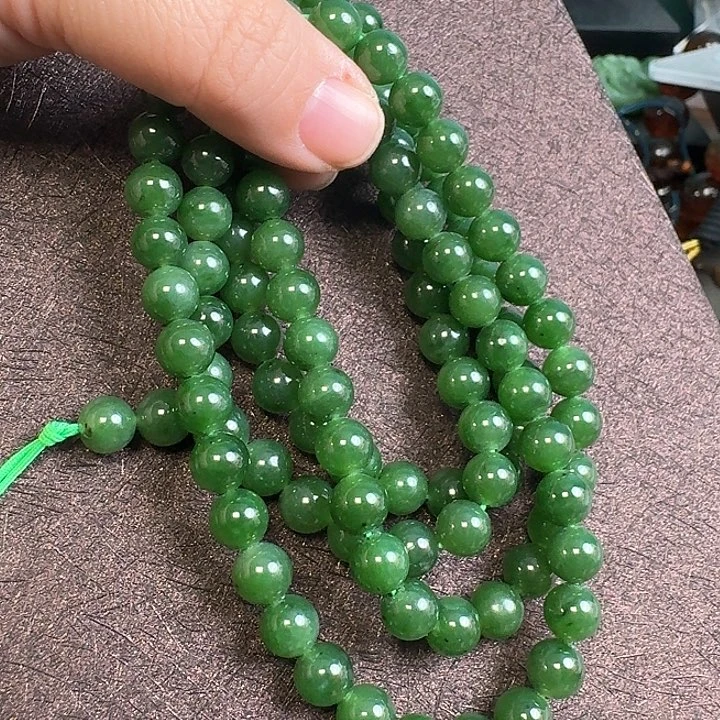 和田玉颈饰未镶嵌8