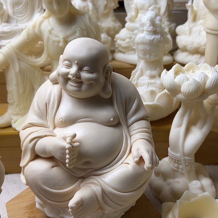 阿***瞒藤弥勒14公分摆件