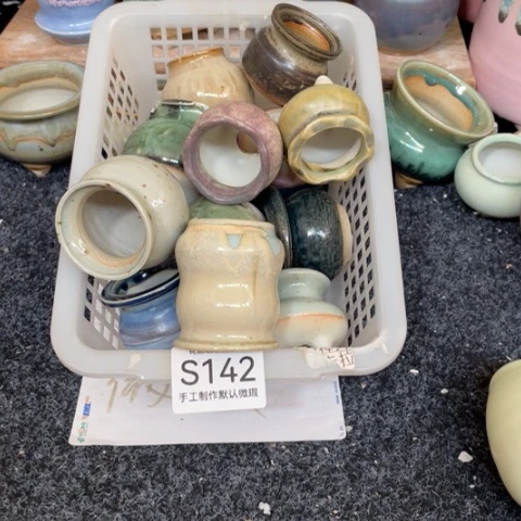 紫砂花盆微瑕142口径3厘米左右