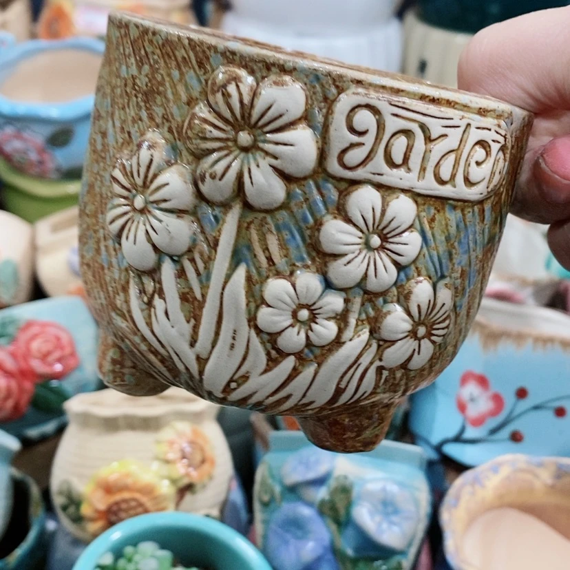 【闪购商品】陶瓷陶瓷花盆，多肉花盆