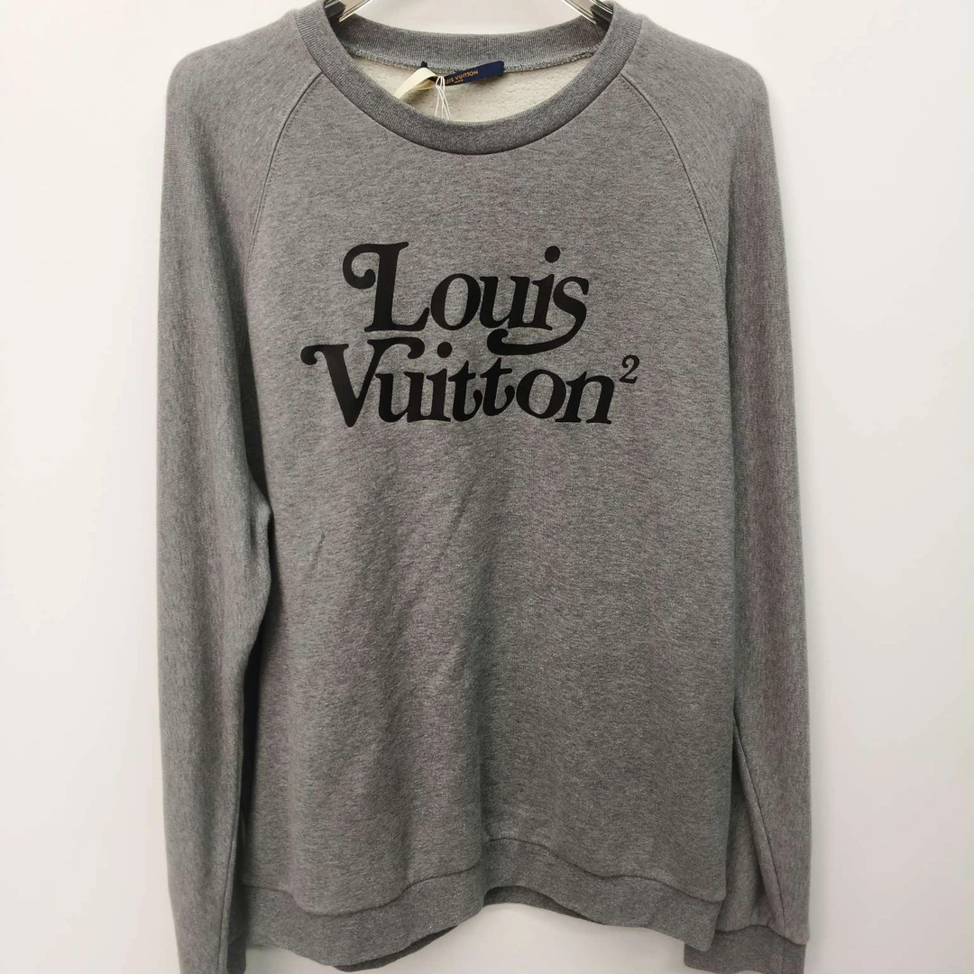 未使用 LouisVuitton/路易威登 XXL码/nigo联名灰色圆领卫衣