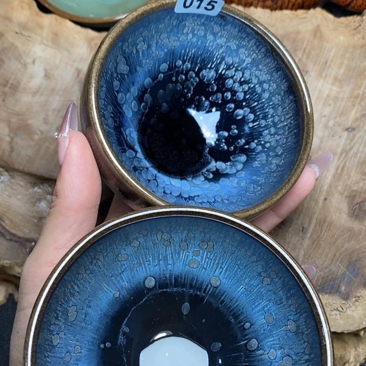 茶盏建窑建盏主人杯15微瑕