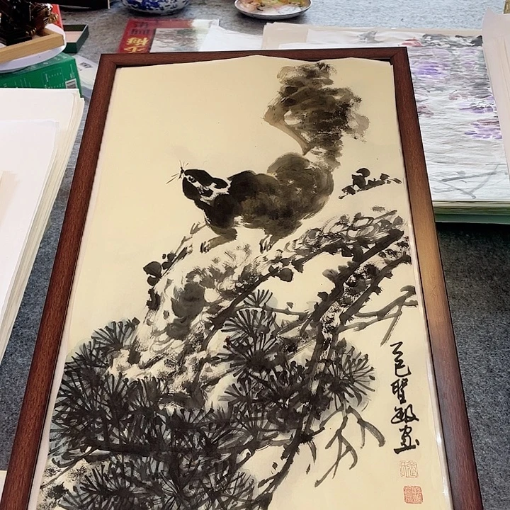 国画张圣敏先生纯手绘作品