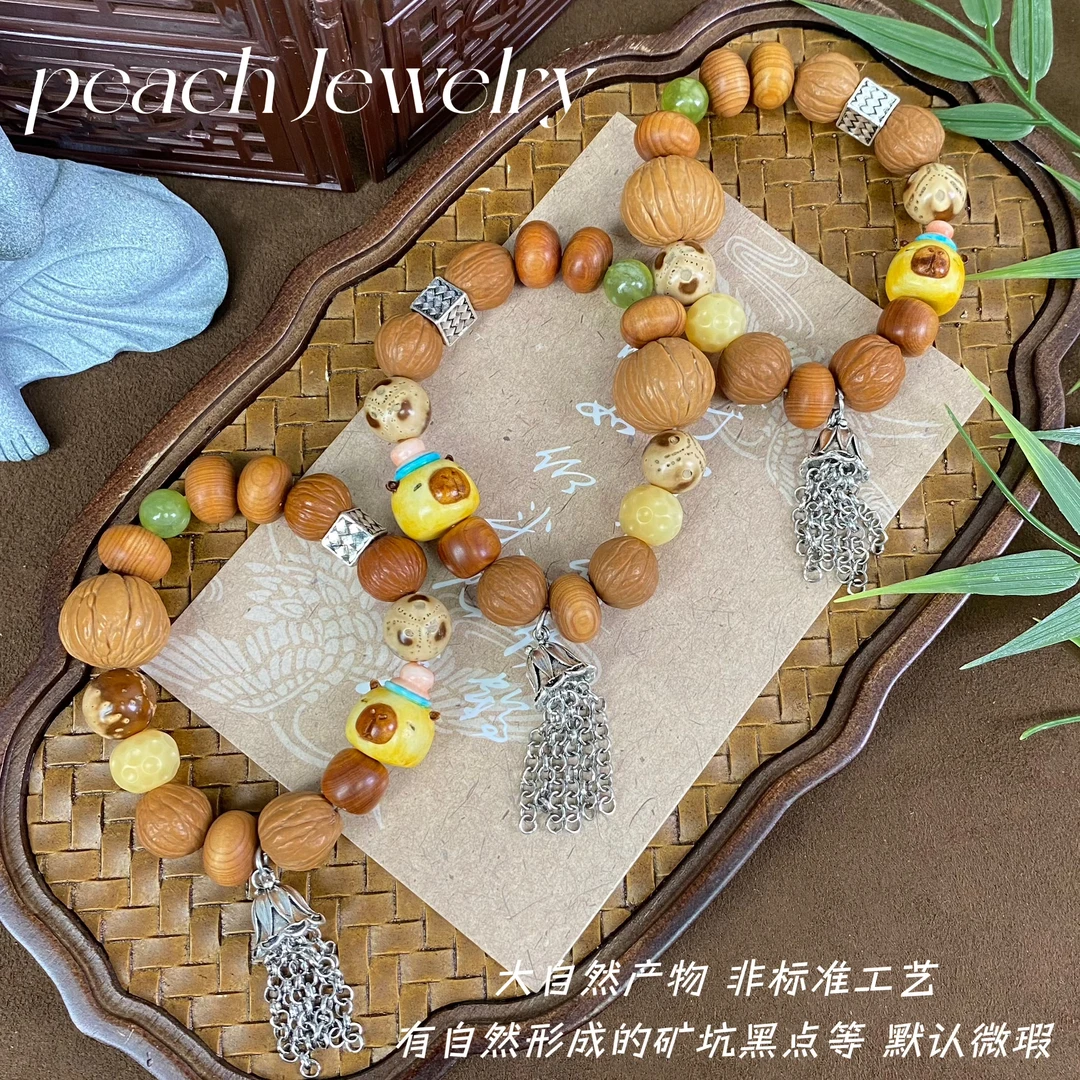 岫玉手链 JE112 多样性发一颜色微差