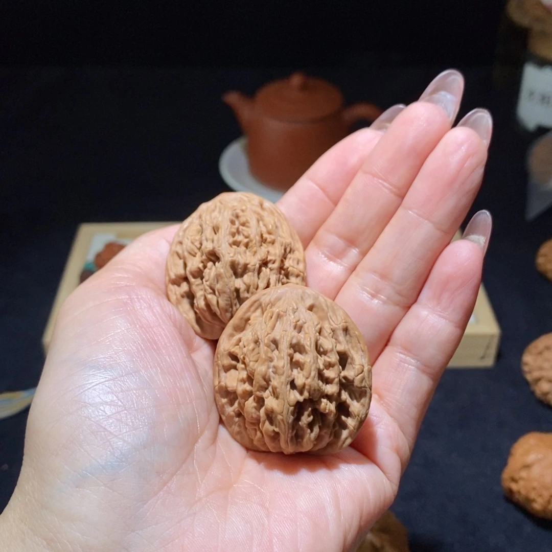 吊坠文玩核桃虎头36