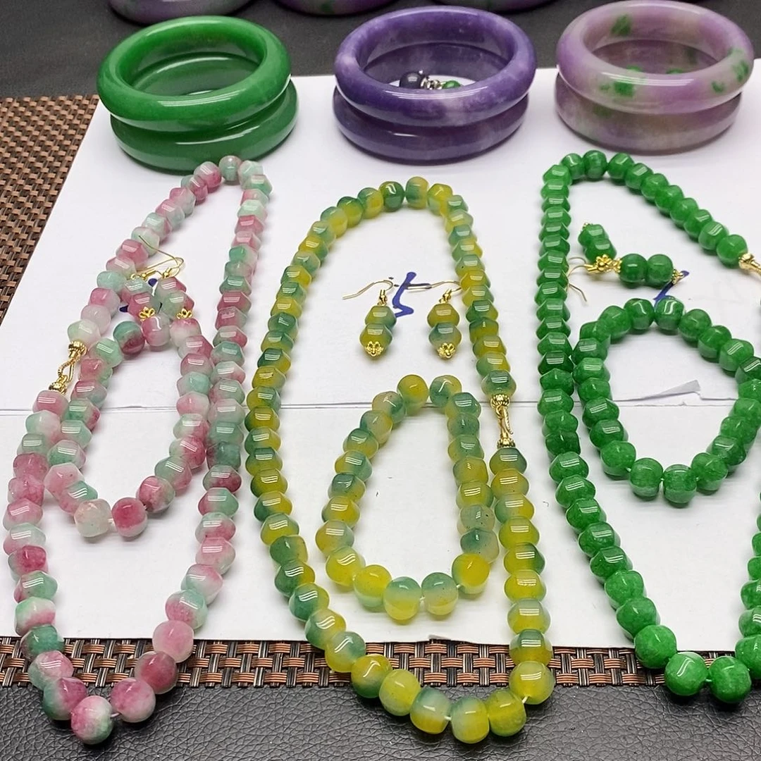 套链未镶嵌石英质玉