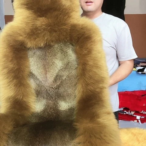 羊毛绿色狼羊两个单座