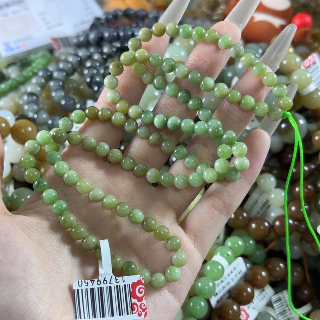 和田玉未镶嵌手链257