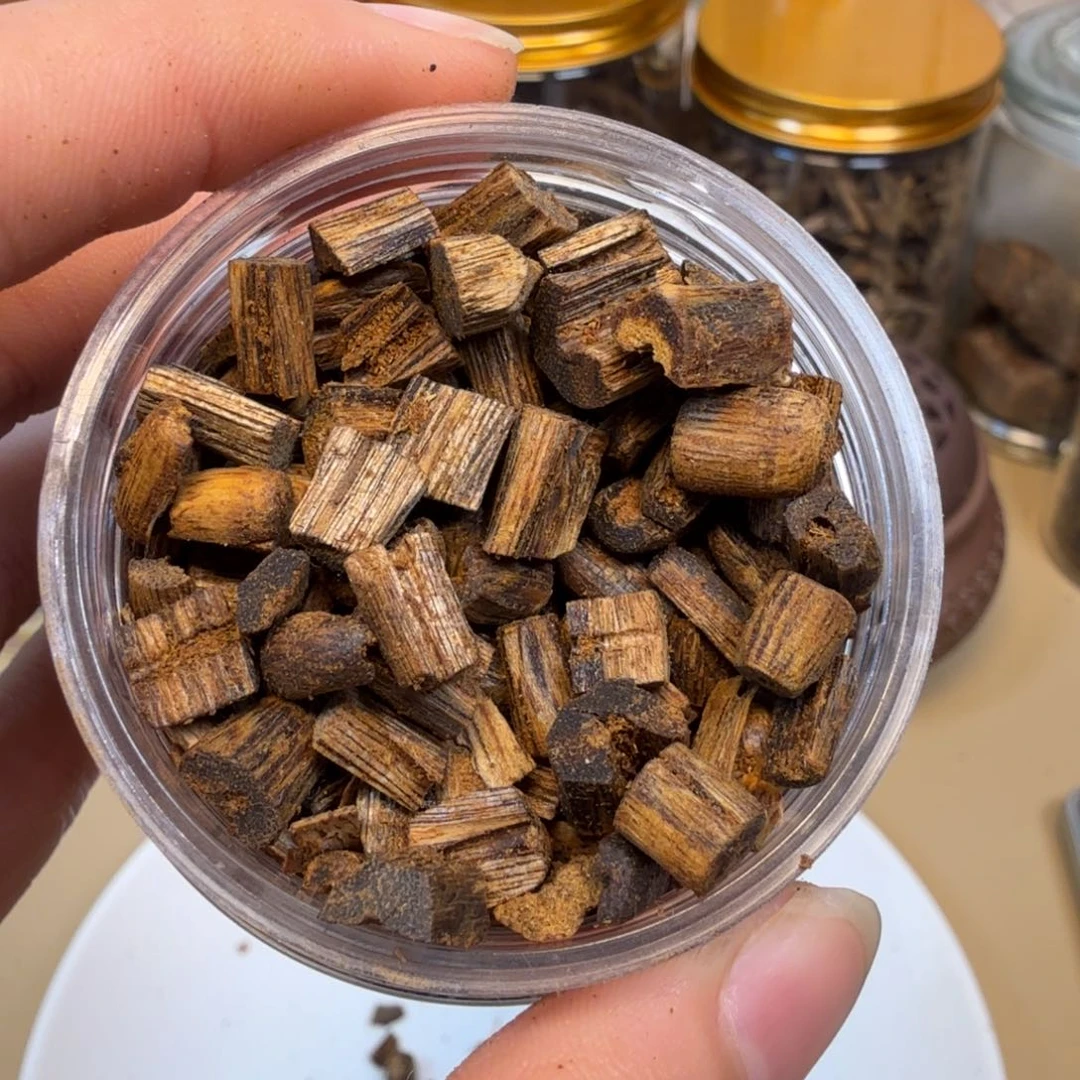 沉香沉香碎屑海南陆河高端车珠料老香50克