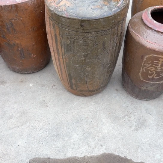 红陶小***?马口窑罐子