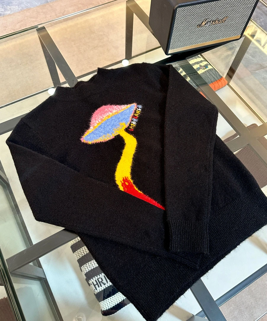 2025 新品 秋冬时尚休闲圆领百搭长袖毛衣2412043