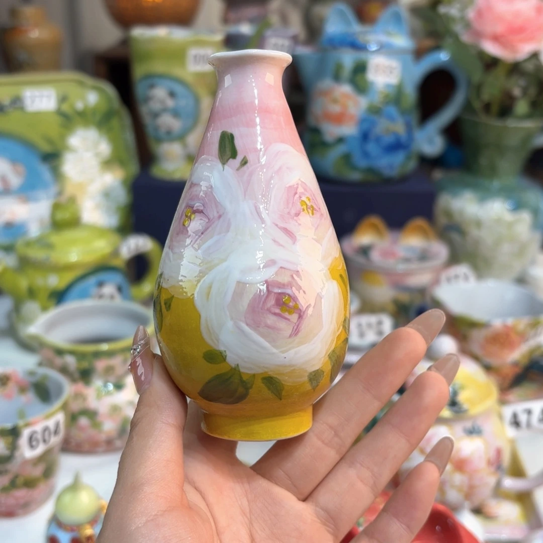 景德镇手绘高温釉下彩陶瓷茶具