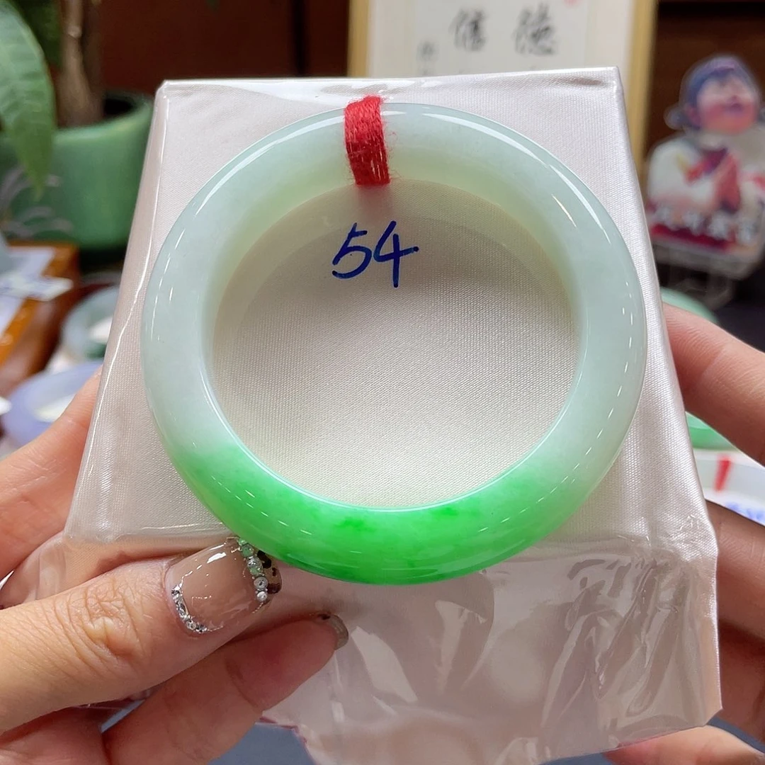 翡翠未镶嵌手镯13 号