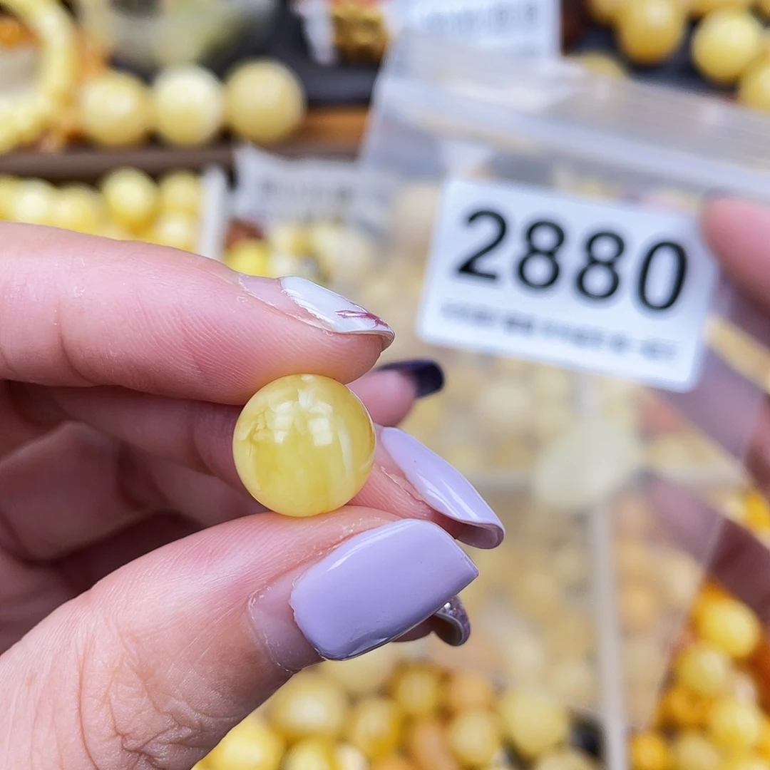 未镶嵌蜜蜡珠宝奇石蹦口12.0