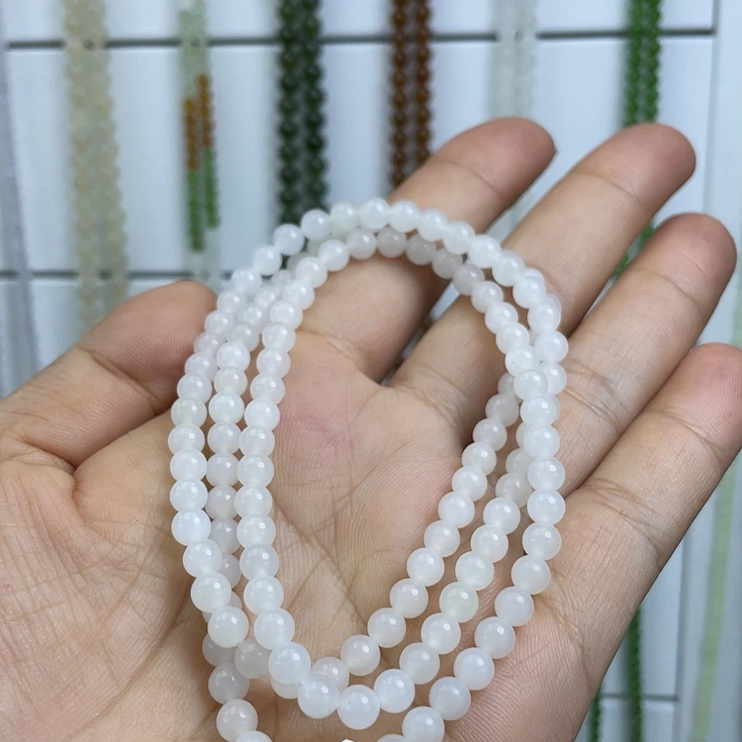 颈饰未镶嵌和田玉5mm
