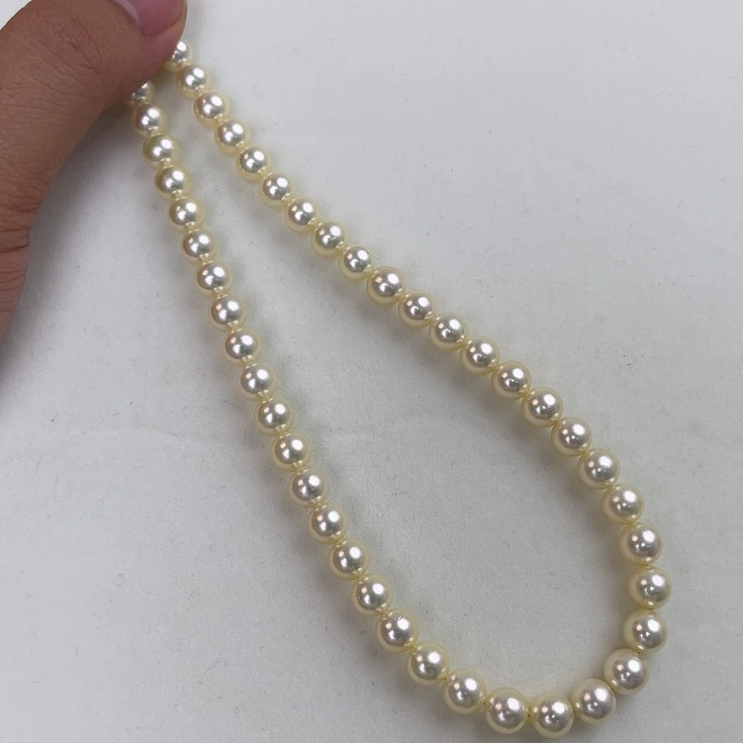 海水珍珠银S925镶嵌颈饰