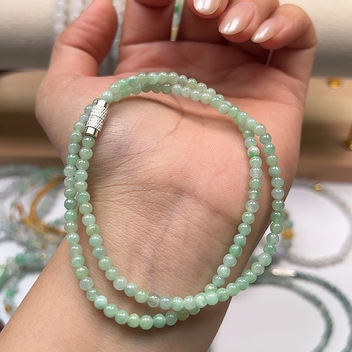 翡翠未镶嵌手链翡翠材质