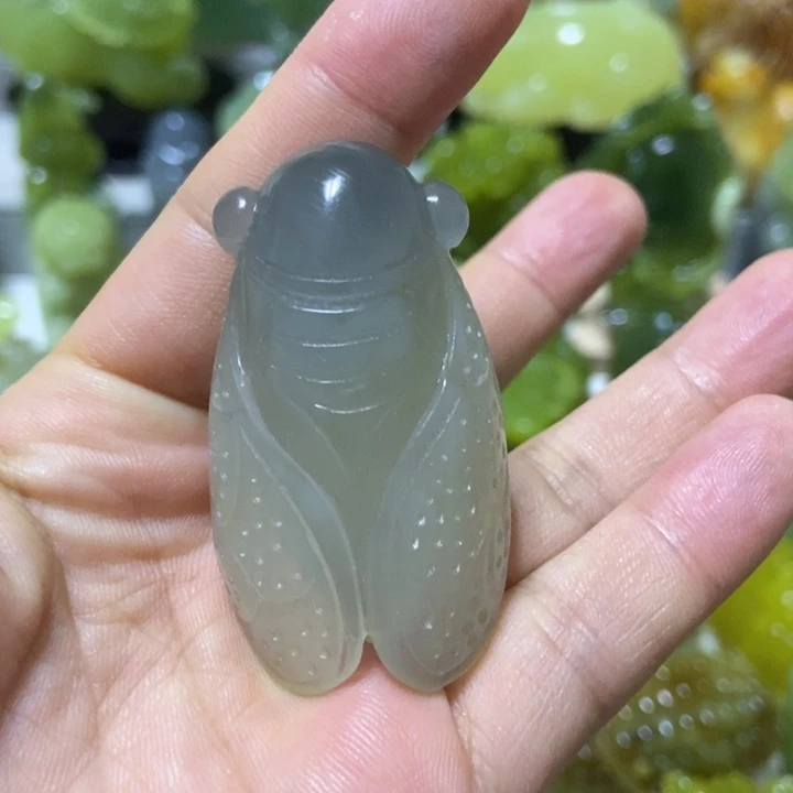 【闪购商品】未镶嵌蛇纹石玉把件