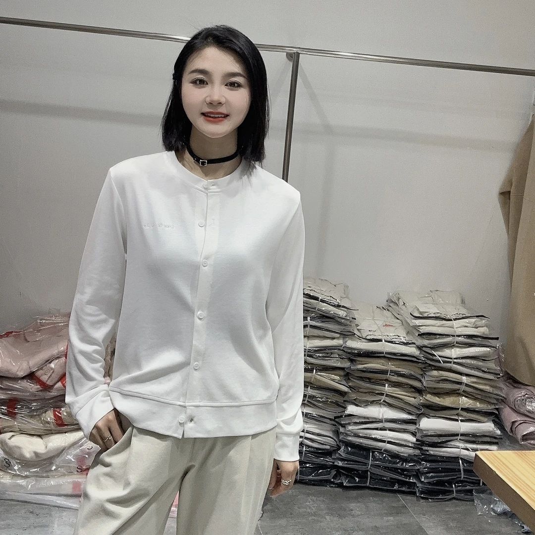 LMM 2308  简约上衣开衫 暖暖衣 单穿叠穿弹力舒适多色T桖