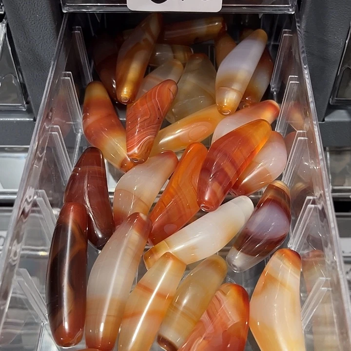 颈饰琉璃5038 玛.瑙 一颗可选