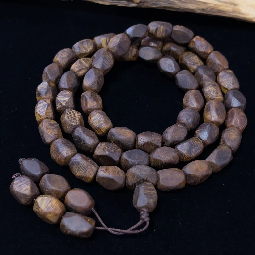 沉香【钻石珠-张勺子】海南张勺子高货三圈手串多样性发货