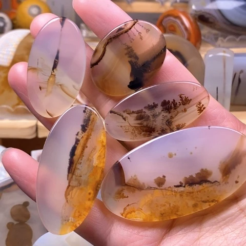 C***文玛瑙/玉髓吊坠(不含链)未镶嵌