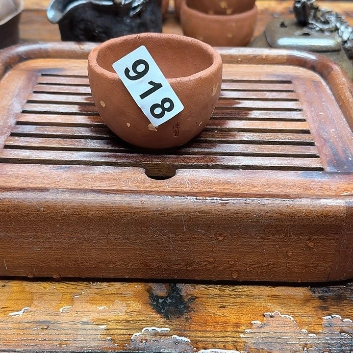 纯手工制作粗陶茶具