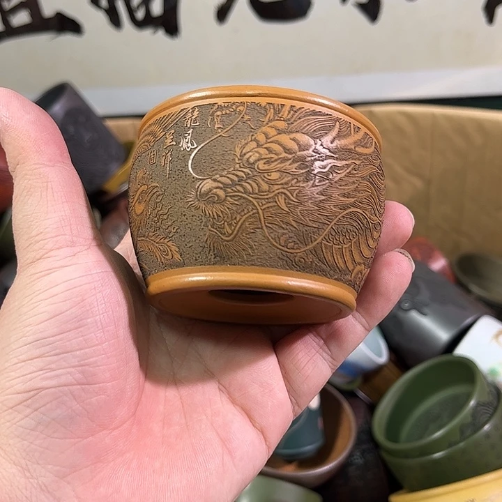 茶杯紫砂全手工紫砂主人杯