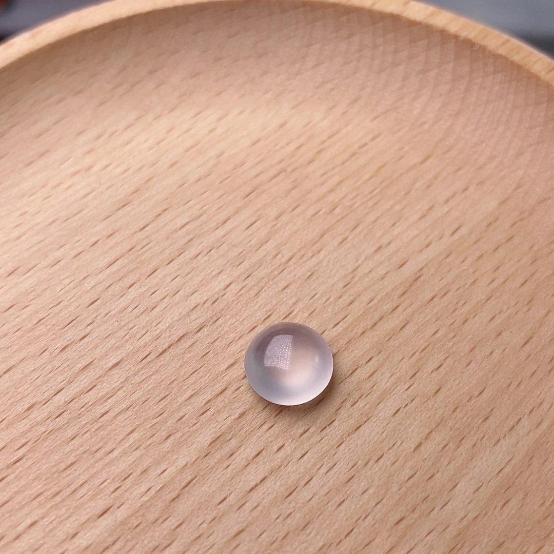 翡翠未镶嵌颈饰白冰蛋面