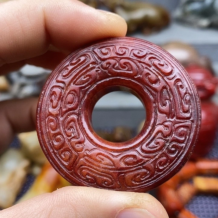 未镶嵌蛇纹石玉颈饰
