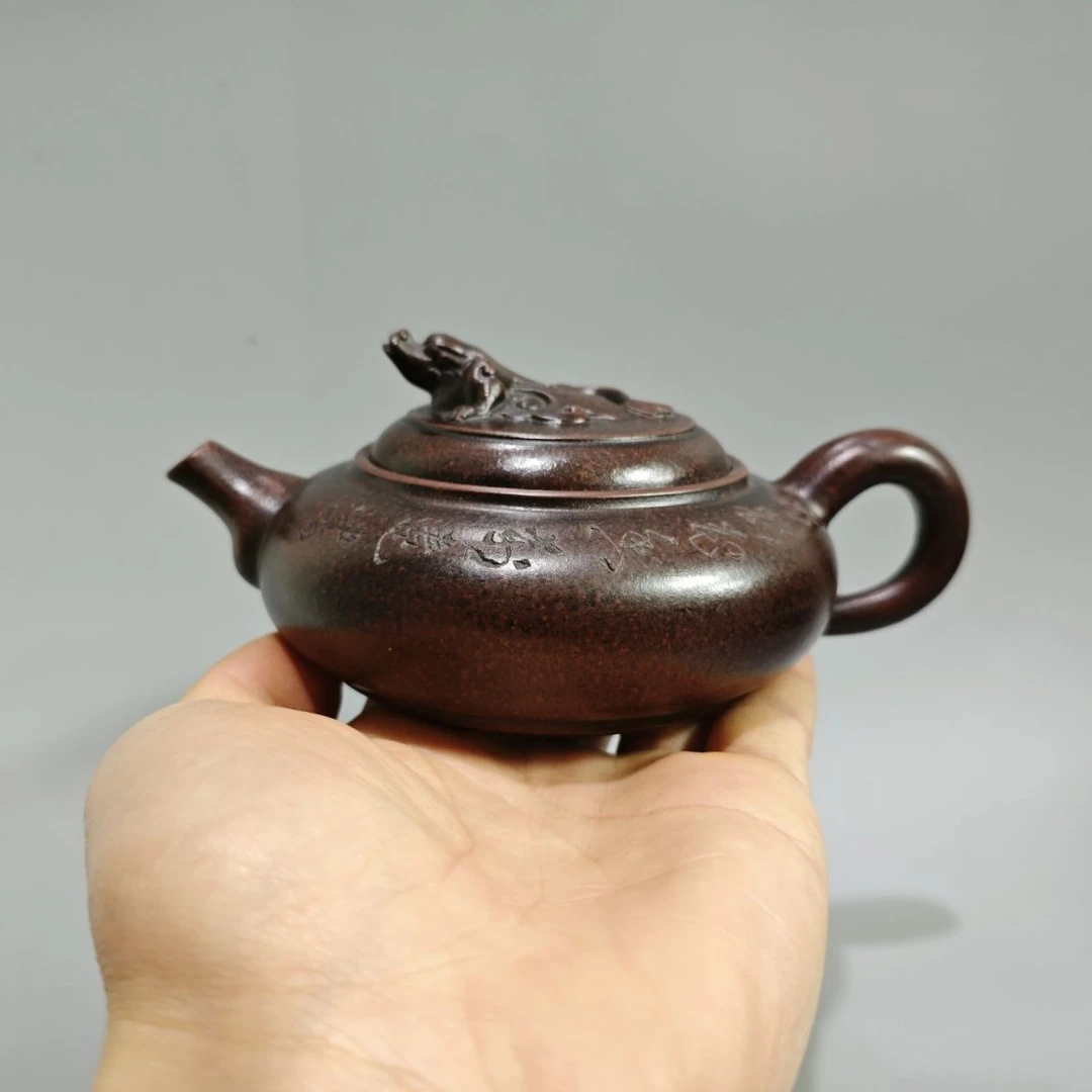 原矿红泥顾景舟 壶范增刻画家用收藏