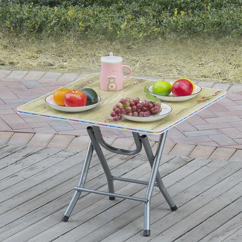 折叠小桌子家用厨房简易正方形人小型折叠桌吃饭出租房餐桌饭桌