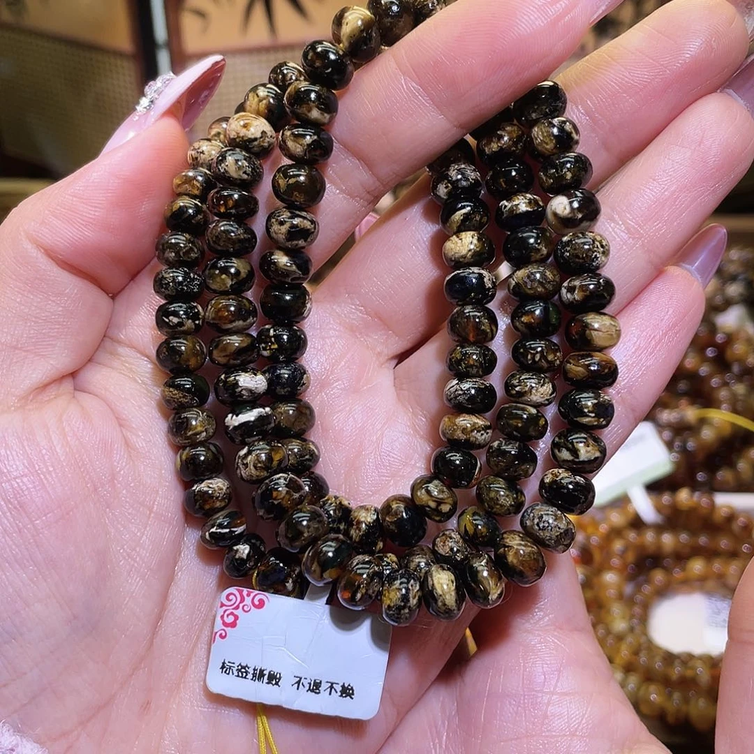 琥珀未镶嵌手链抚顺琥珀7