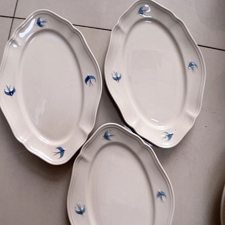 瓷片瑕疵特价陶瓷长盘