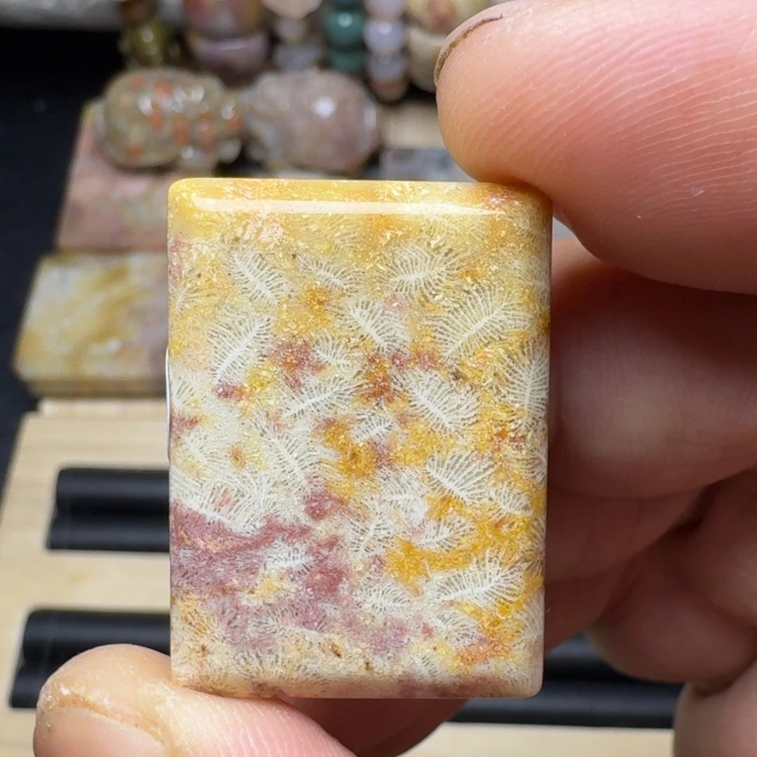 硅化玉未镶嵌纯天然色有机玉石保真色