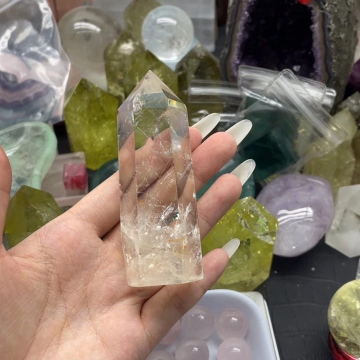 麻***烫水晶珠宝半成品未镶嵌天然水晶11